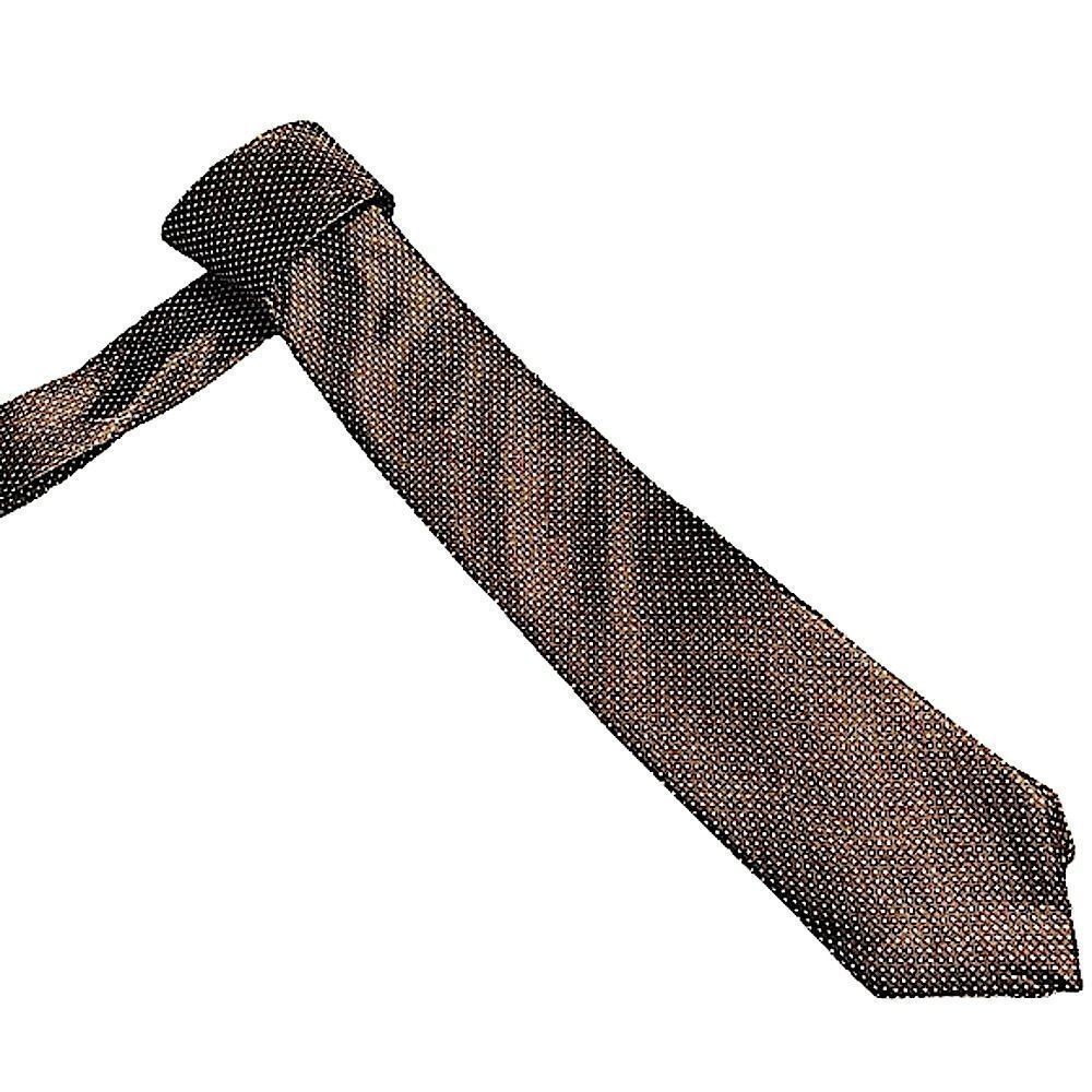 Vintage Cellini Brown Andblue Spotted Italian Silktie Vintage Cellini Brown Andblue Spotted Italian Silktie